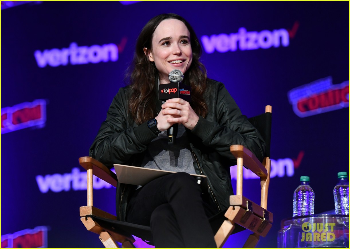 Ellen Page & Mary J. Blige Preview 'The Umbrella Academy' at NY Comic ...