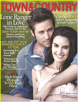 Armie Hammer and Elizabeth Chambers' wedding feature on Town & Country.